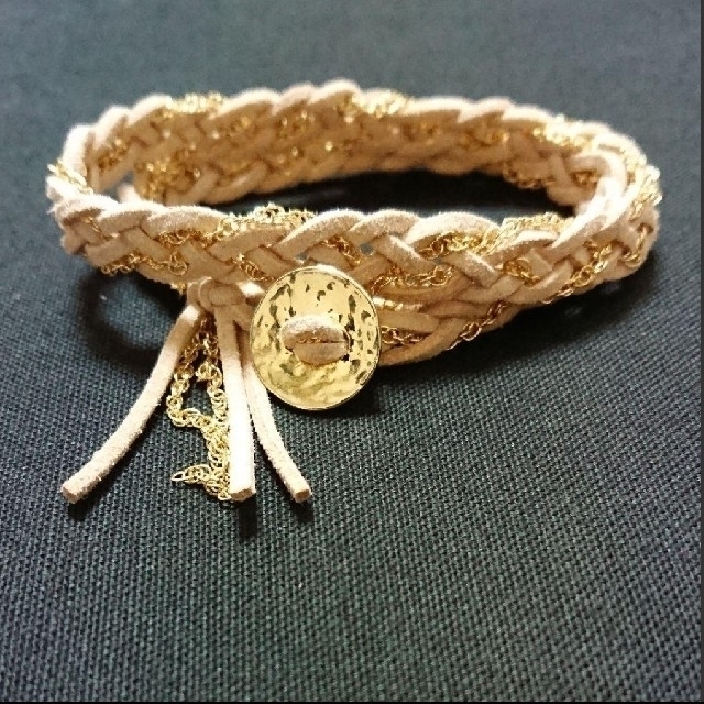 Braided Bracelet, Made in Japan. ハンドメイドのアクセサリー(ブレスレット/バングル)の商品写真