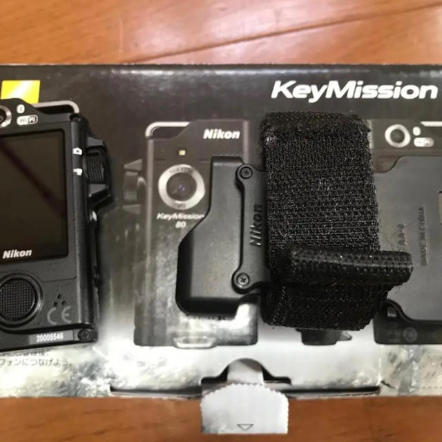 Nikon(ニコン)の★イシク様専用★ニコン　keymission 80 防水ウェアラブルカメラ スマホ/家電/カメラのカメラ(コンパクトデジタルカメラ)の商品写真