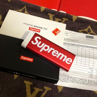 シュプリーム(Supreme)のsupreme モバイルバッテリー 20K(バッテリー/充電器)