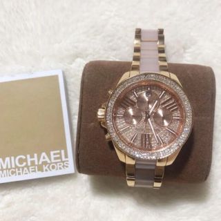 マイケルコース(Michael Kors)のマルケルコース レンローズ クロノグラフ mk6096(腕時計)