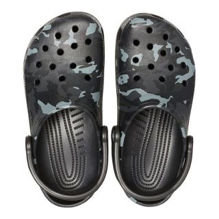 クロックス(crocs)のクロックス 27cm グレー ブラック グラフィック クラシック シーズナル(ビーチサンダル)