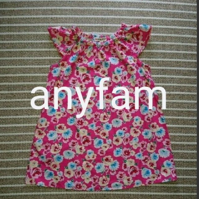 anyFAM(エニィファム)の専用画面☆anyfam☆100サイズ ワンピース キッズ/ベビー/マタニティのキッズ服女の子用(90cm~)(ワンピース)の商品写真