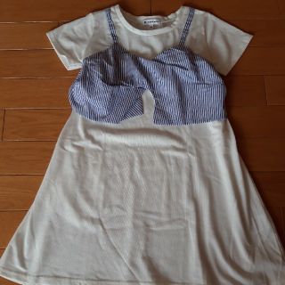 グローバルワーク(GLOBAL WORK)のsaisai様専用　大人気グローバルワーク子供服　新品　ビスチェ付きワンピース(ワンピース)