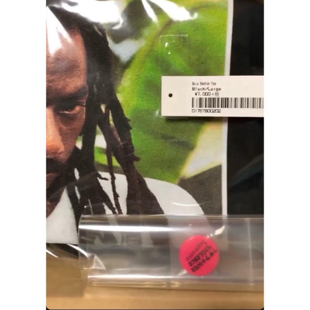 supreme buju banton tee black L 1