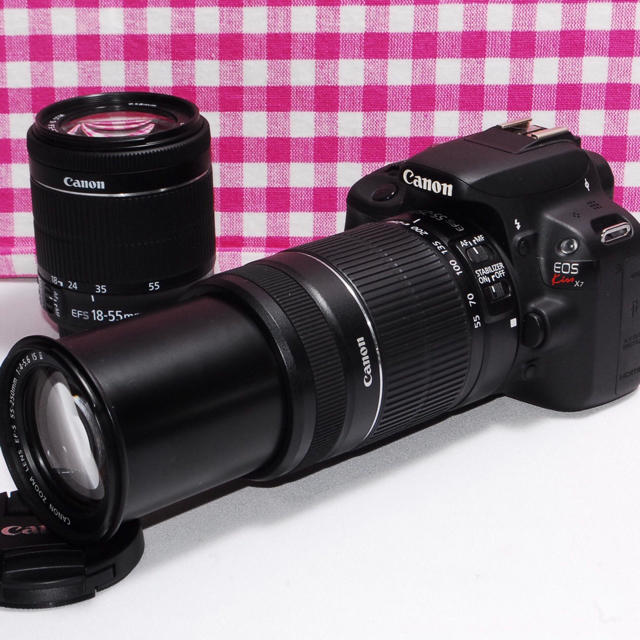 ❤️遠くの撮影もバッチリ❤️Canon Kiss x7 ダブルズームレンズ♪-