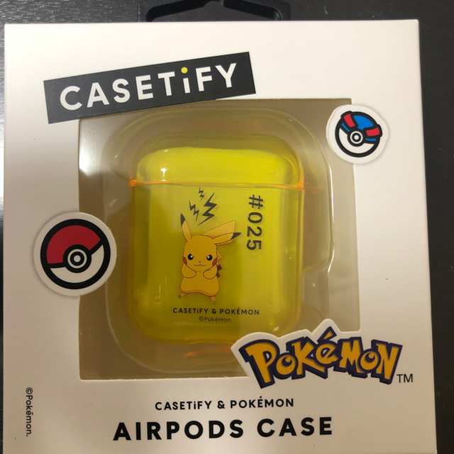 ポケモン(ポケモン)のポケモン ピカチュー Airpod ケース カバー スマホ/家電/カメラのスマホアクセサリー(モバイルケース/カバー)の商品写真