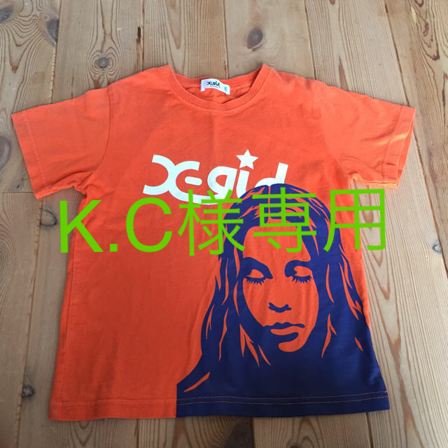 X-girl Stages(エックスガールステージス)のx-girl steages Tシャツ130 キッズ/ベビー/マタニティのキッズ服女の子用(90cm~)(Tシャツ/カットソー)の商品写真