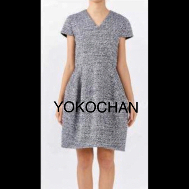 BARNEYS NEW YORK(バーニーズニューヨーク)の【美品】YOKOCHAN ツイードワンピース レディースのワンピース(ミニワンピース)の商品写真