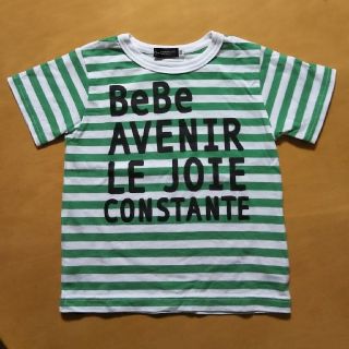 ベベ(BeBe)のyukko様専用☆BEBE♪100㎝  ボーダー半袖Tシャツ(Tシャツ/カットソー)