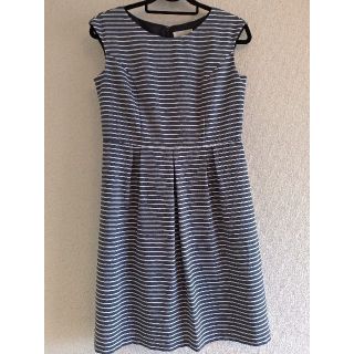 エニィスィス(anySiS)の美品♡エニィスィス anySis ボーダーワンピース(ひざ丈ワンピース)