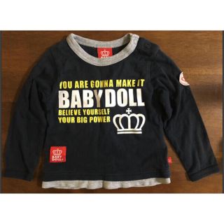 ベビードール(BABYDOLL)のベビードール 長袖 男女兼用 80㎝(Ｔシャツ)