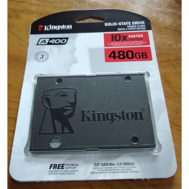 キングストン Kingston SSD 480GB 2.5インチ SATA3