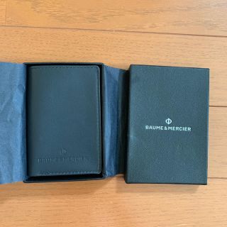 ボームエメルシエ(BAUME&MERCIER)の新品 BAUME&MERCIER カードケース(腕時計(アナログ))