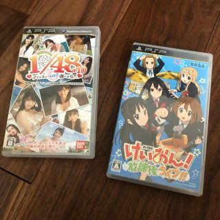 プレイステーションポータブル(PlayStation Portable)のけいおん! 放課後ライブ!!  & AKB48 アイドルとグアムで恋したら(携帯用ゲームソフト)