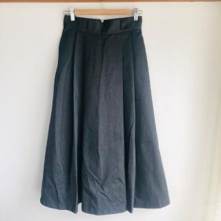 ダントン(DANTON)の【美品】DANTON タックスカート(ロングスカート)