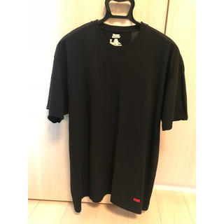 シュプリーム(Supreme)のシュプリームヘインズ黒サイズL(Tシャツ/カットソー(半袖/袖なし))