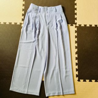 ユニクロ(UNIQLO)のユニクロ ワイドパンツ Lサイズ(カジュアルパンツ)