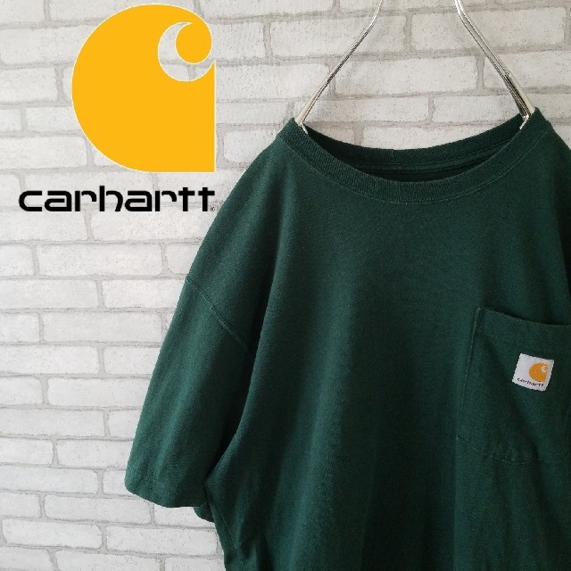 carhartt(カーハート)の希少 ロング丈  オーバーサイズ Carhartt ポケットtシャツ    メンズのトップス(Tシャツ/カットソー(半袖/袖なし))の商品写真