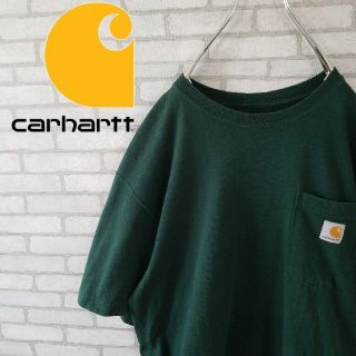 カーハート(carhartt)の希少 ロング丈  オーバーサイズ Carhartt ポケットtシャツ   (Tシャツ/カットソー(半袖/袖なし))