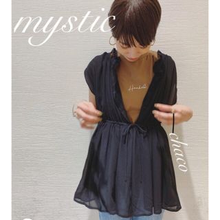 ミスティック(mystic)の今期🍋¥5400【mystic】ノースリボリュームブラウス(シャツ/ブラウス(半袖/袖なし))