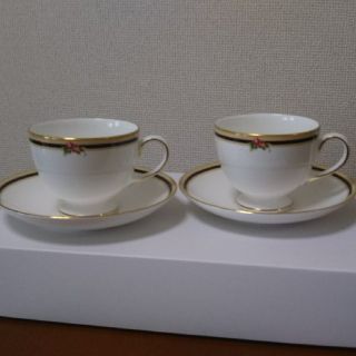 ウェッジウッド(WEDGWOOD)のWEDGEWOOD CLIO カップ&ソーサー 2客(グラス/カップ)