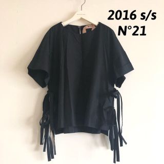 ヌメロヴェントゥーノ(N°21)の2016s/s N°21 サイドリボンブラウス ヌメロヴェントゥーノ(シャツ/ブラウス(半袖/袖なし))