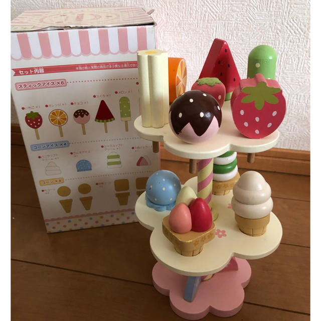 マザーガーデン おままごと アイススタンド キッズ/ベビー/マタニティのおもちゃ(知育玩具)の商品写真