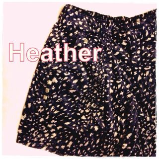 ヘザー(heather)のHeather♡スタッズ付ショートパンツ(ショートパンツ)