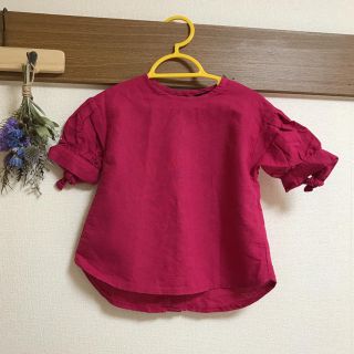 フタフタ(futafuta)の♡美品♡バースデイ リネン ブラウス 95(ブラウス)