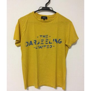 アーペーセー(A.P.C)のA.P.C Darjeeling LIMITEDコラボTシャツ イエロー(Tシャツ/カットソー(半袖/袖なし))