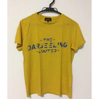 アーペーセー(A.P.C)のA.P.C Darjeeling LIMITEDコラボTシャツ イエロー(Tシャツ/カットソー(半袖/袖なし))