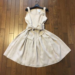 ルネ(René)の【美品】Rene  ルネ リネンワンピース  36(ひざ丈ワンピース)