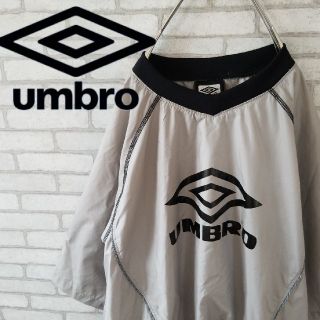 アンブロ(UMBRO)の希少 ヴィンテージ 薄手 アンブロ 七分丈 ナイロンジャケット ビックロゴ (ナイロンジャケット)