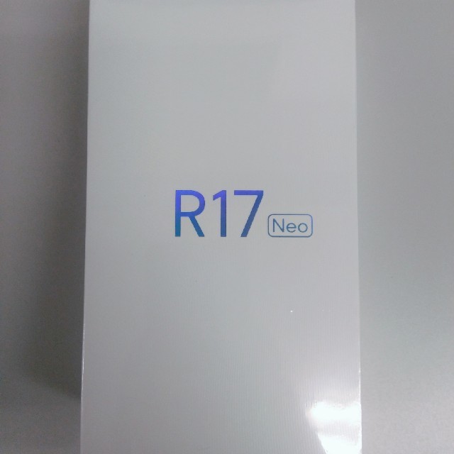OPPO R17 Neo　ブルー スマホ/家電/カメラのスマートフォン/携帯電話(スマートフォン本体)の商品写真