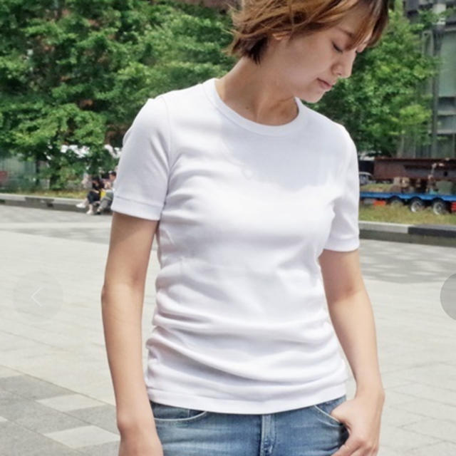 DEUXIEME CLASSE(ドゥーズィエムクラス)のドゥーズィエムクラス GIZAフライスTシャツ 38 レディースのトップス(Tシャツ(半袖/袖なし))の商品写真