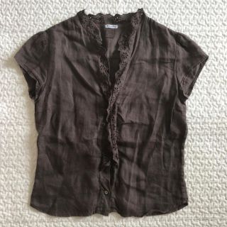 エディットフォールル(EDIT.FOR LULU)のvintage linen blouse(シャツ/ブラウス(半袖/袖なし))