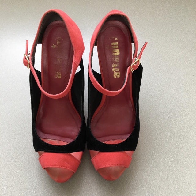 ハイヒール 赤 レディースの靴/シューズ(ハイヒール/パンプス)の商品写真