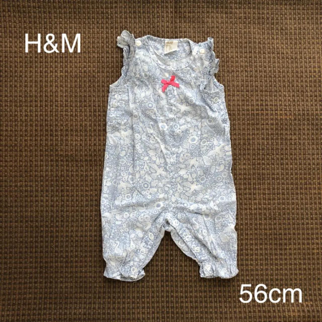 H&M(エイチアンドエム)の039 夏 女の子 カバーオール 56cm H&M キッズ/ベビー/マタニティのベビー服(~85cm)(カバーオール)の商品写真