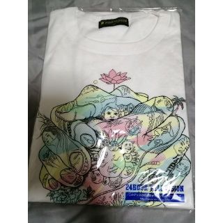 アラシ(嵐)のチャリTシャツ　白Mサイズ(Tシャツ(半袖/袖なし))