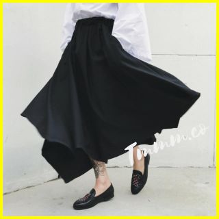 【再入荷】モード系 モノトーンコーデ フレアパンツ  袴パンツ(その他)