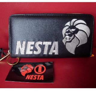 ネスタブランド(NESTA BRAND)のNESTA長財布 ロゴ白刺繍(長財布)