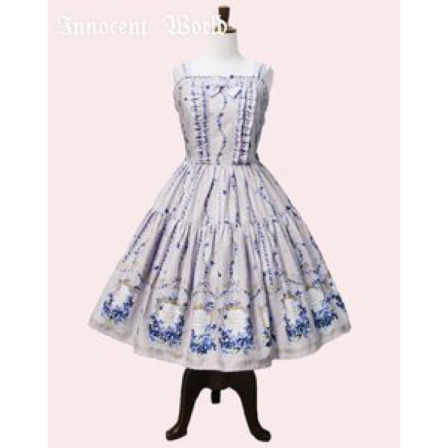 Innocent World - Innocent World☆Antique VioletフリルJSK Innocent World - Innocent World☆Antique VioletフリルJSK