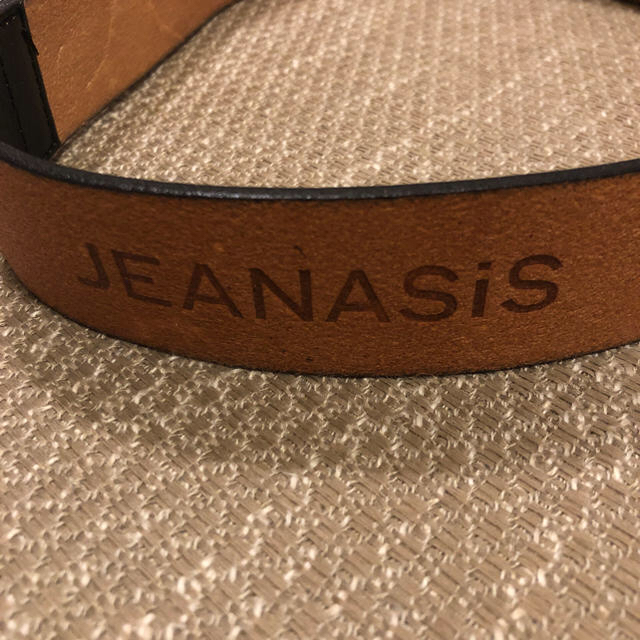 JEANASIS(ジーナシス)の［9月2日〜15日不在により連絡不可です］ジーナシス  本革ベルト 新品未使用品 レディースのファッション小物(ベルト)の商品写真