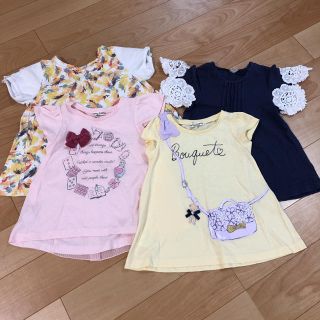 エニィファム(anyFAM)の最終値下げ★【まとめ売り】女の子  Tシャツ  サイズ100  4点(Tシャツ/カットソー)