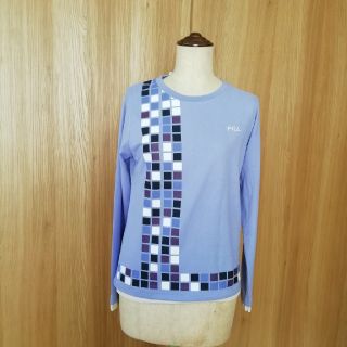 フィラ(FILA)の専用★新品★FILA★長袖Tシャツ(パープル系)　　Mサイズ(Tシャツ(長袖/七分))