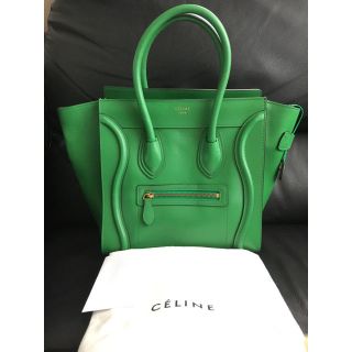 セリーヌ(celine)のセリーヌ マイクロ ラゲージ バック 本物 中古 CELINE(ハンドバッグ)