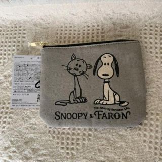 スヌーピー(SNOOPY)の《新品 タグ付き》スヌーピー＆ファーロン  ティッシュケース  ポーチ(ポーチ)