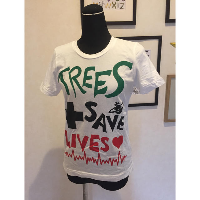 Vivienne Westwood(ヴィヴィアンウエストウッド)のヴィヴィアン ウエストウッド プリントTシャツ レディースのトップス(Tシャツ(半袖/袖なし))の商品写真