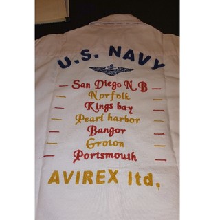 アヴィレックス(AVIREX)のAvirex刺繍入り半袖シャツ(シャツ)