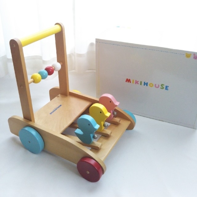 MIKI HOUSE 木製 赤ちゃん手押し車 カタカタ | フリマアプリ ラクマ